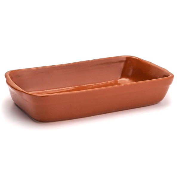 Encontraproduto.com.br - Travessa Refratária Retangular 32x18 cm Bella Refratários