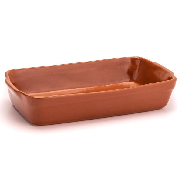 Encontraproduto.com.br - Travessa Refratária Retangular 29x16 cm Bella Refratários