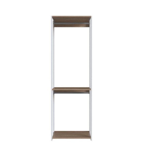 Encontraproduto.com.br - Estante Com Cabideiro Linha Closet