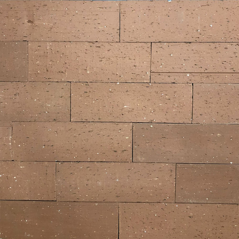 Encontraproduto.com.br - Revestimento Brick Michelangelo Cioccolato 7X26cm Caixa com 1 m² Interno e Externo Borda Reta Lepri