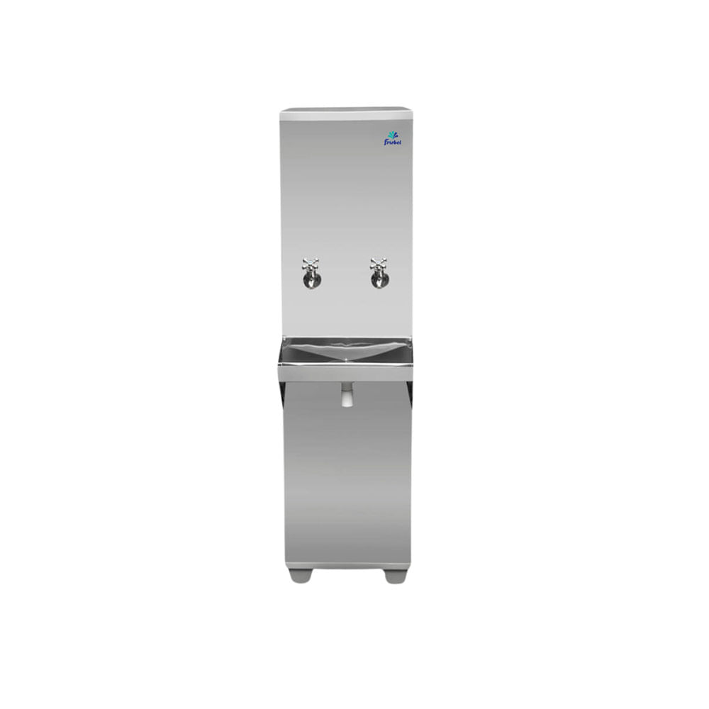 Encontraproduto.com.br - Bebedouro Frisbel 25 Litros Coluna Inox RA025 – 127 Volts