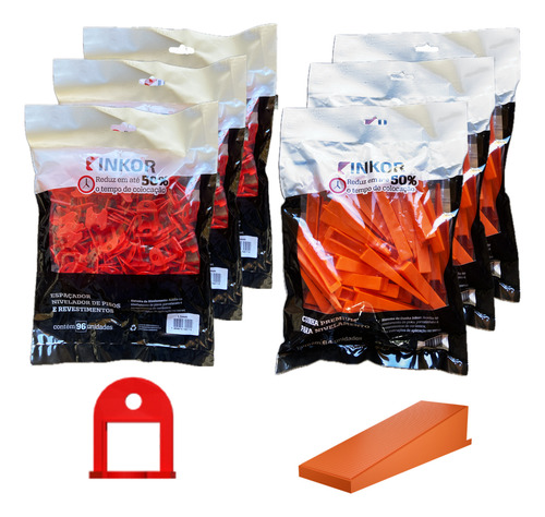 Espaçador Nivelador 1,5mm Vermelho - Inkor