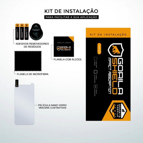 Encontraproduto.com.br - Película de Nano Vidro para Asus Zenfone 5 Selfie - Gorila Shield