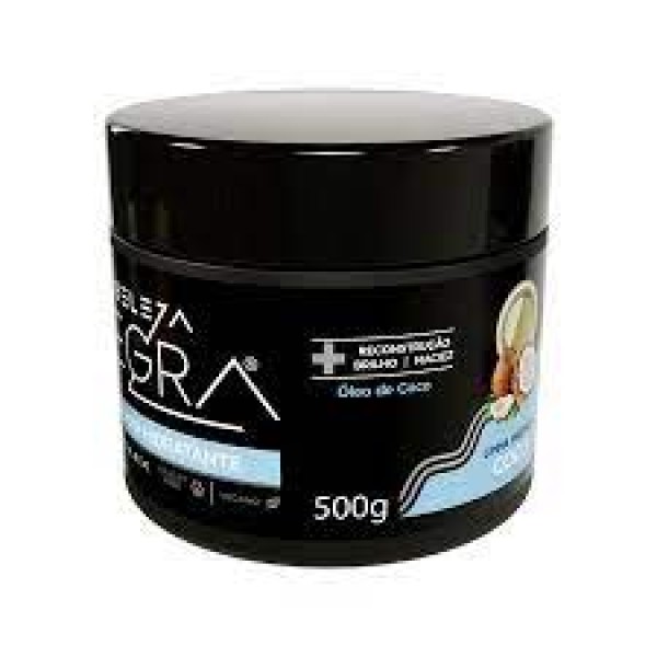 Encontraproduto.com.br - Máscara Capilar Beleza Negra Coco para Cabelos Cacheados e Crespos Pote 500g