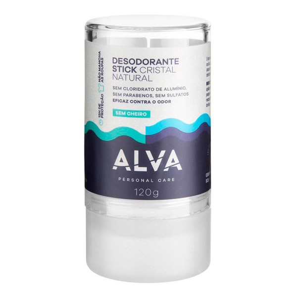 Encontraproduto.com.br - Desodorante Alva Kristall Deo Stick Sensitive Vegano 120g