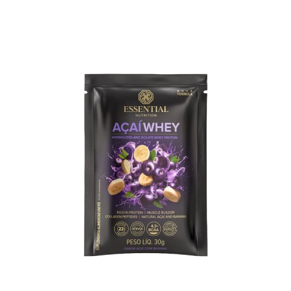 Encontraproduto.com.br - Açaí Whey com Banana Essential Nutrition 30g