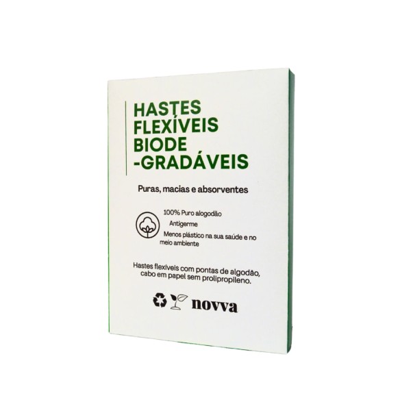 Encontraproduto.com.br - Hastes Flexíveis Biodegradáveis Novva