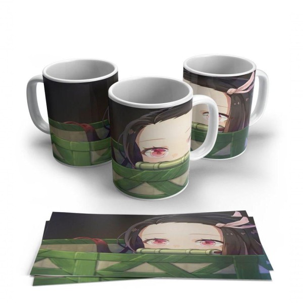 Caneca De Porcelana Demon Slayer Modelo 29