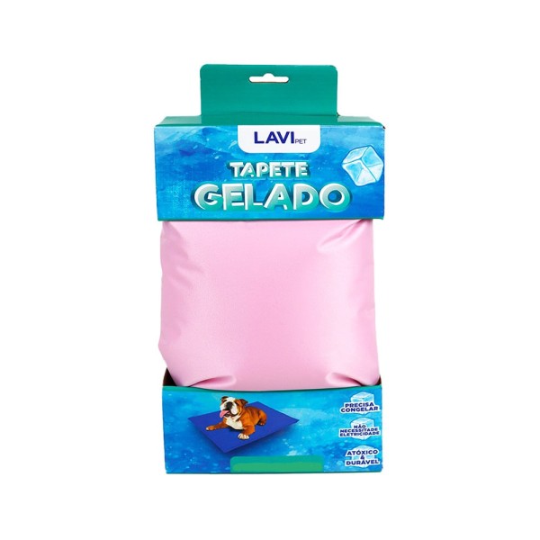 Encontraproduto.com.br - Tapete Gelado Lavipet Rosa - P