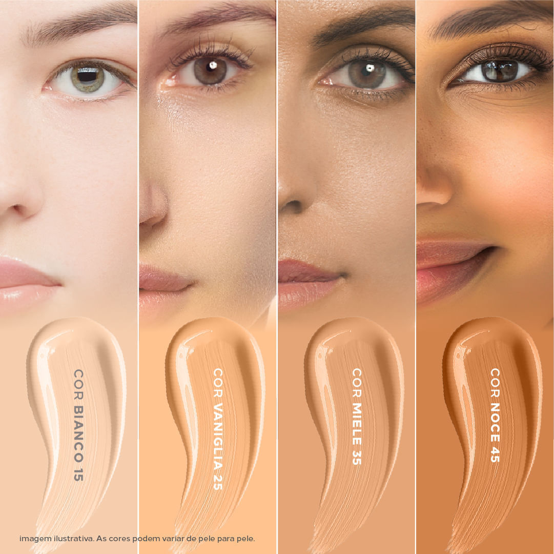 Encontraproduto.com.br - Protetor Solar Facial 12HS com Cor, Toque Seco e Alta Cobertura Biosole BB Cream FPS 60 Noce