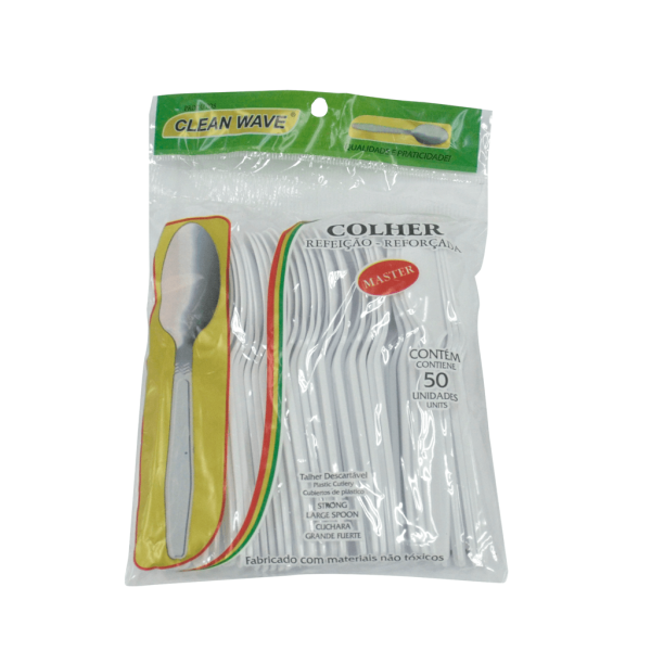 Encontraproduto.com.br - COLHER P/REFEICAO SUPER REFORCADO BRANCO R.8006
