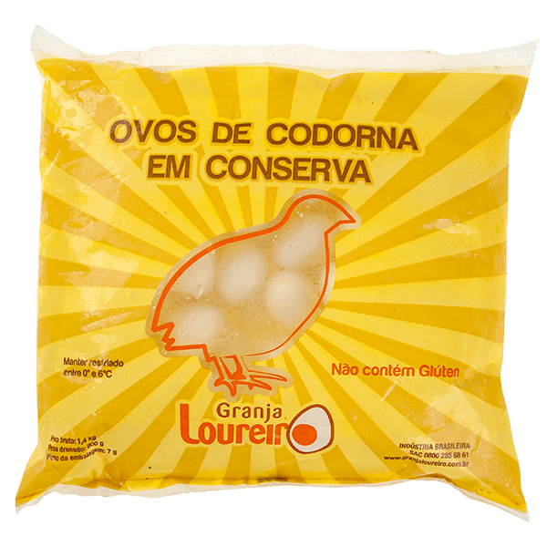Ovos de Codorna em Conserva Granja Loureiro 900g