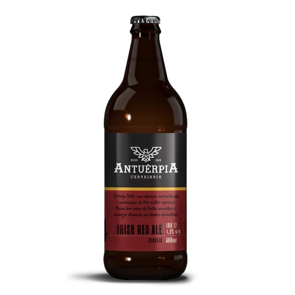 Encontraproduto.com.br - Cerveja Antuérpia Irish Red Ale 600ml
