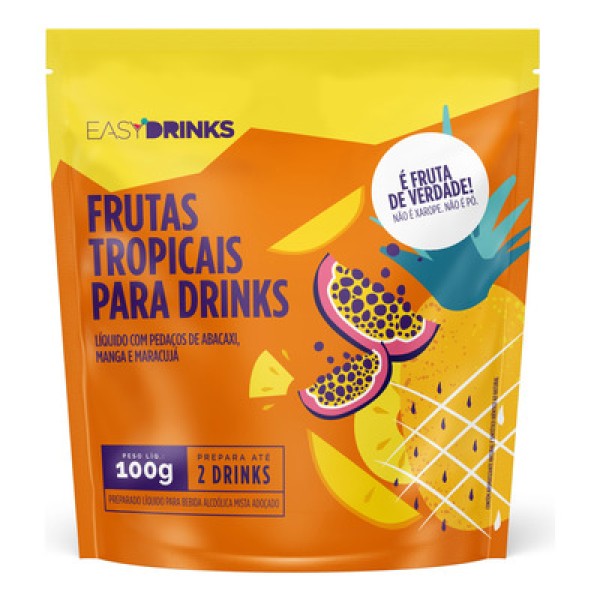 SACHE EASY DRINKS FRUTAS TROPICAIS 100GR