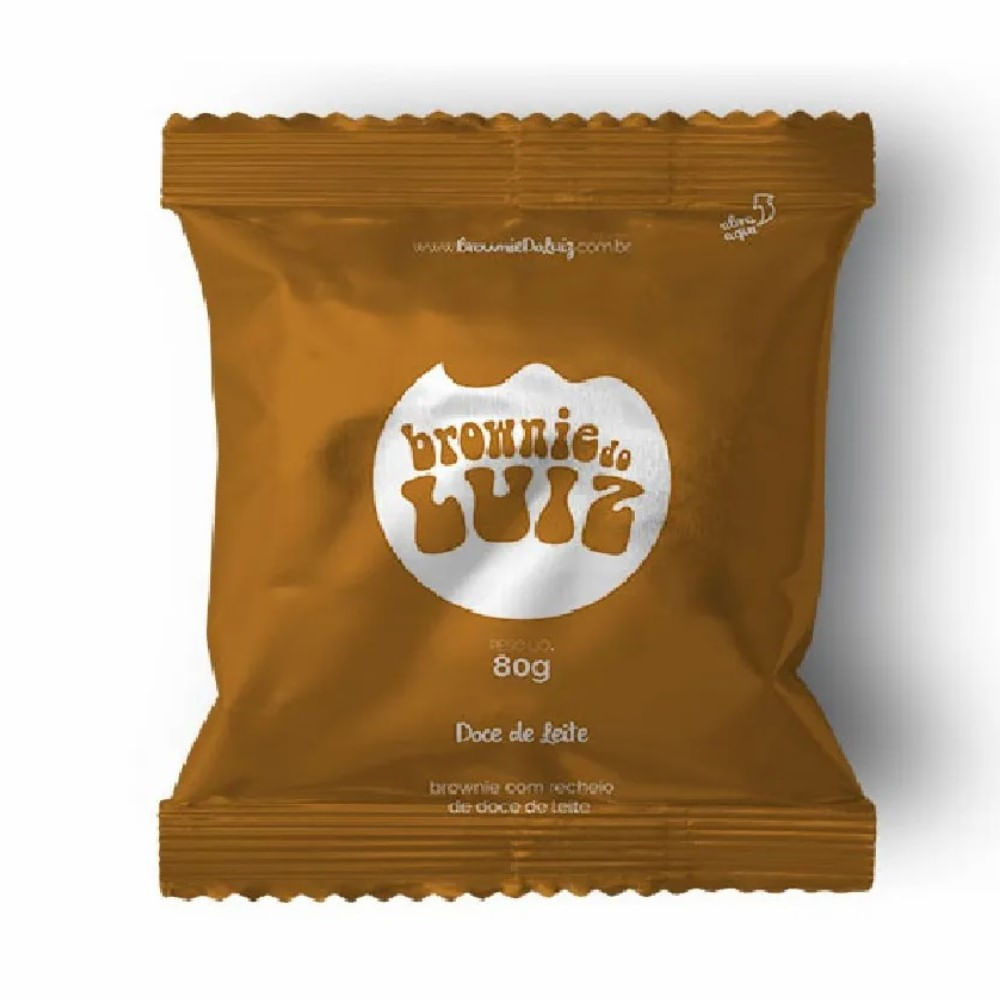 Encontraproduto.com.br - Brownie Recheado com Doce de Leite Brownie do Luiz 80g