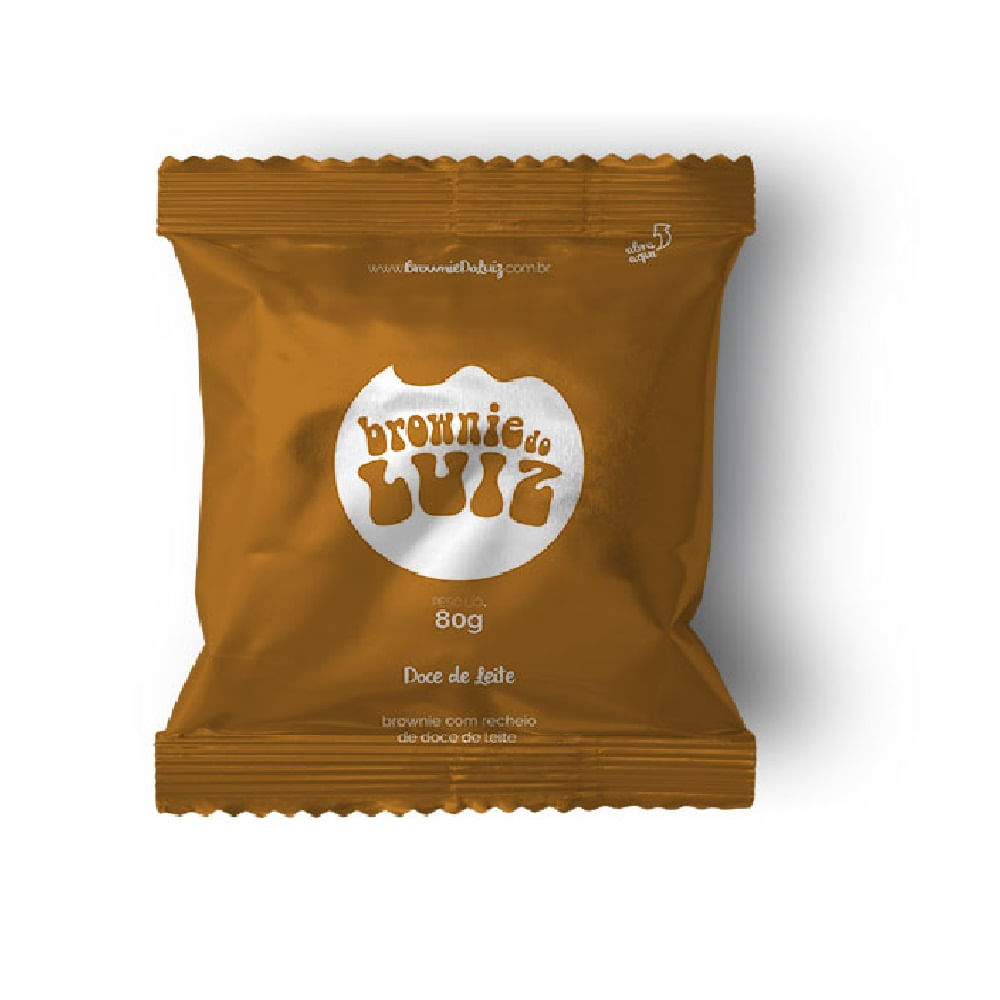Encontraproduto.com.br - Brownie Recheado com Doce de Leite Brownie do Luiz 80g