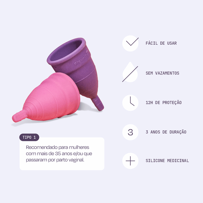 Encontraproduto.com.br - Coletor Menstrual Fleurity Tipo 1
