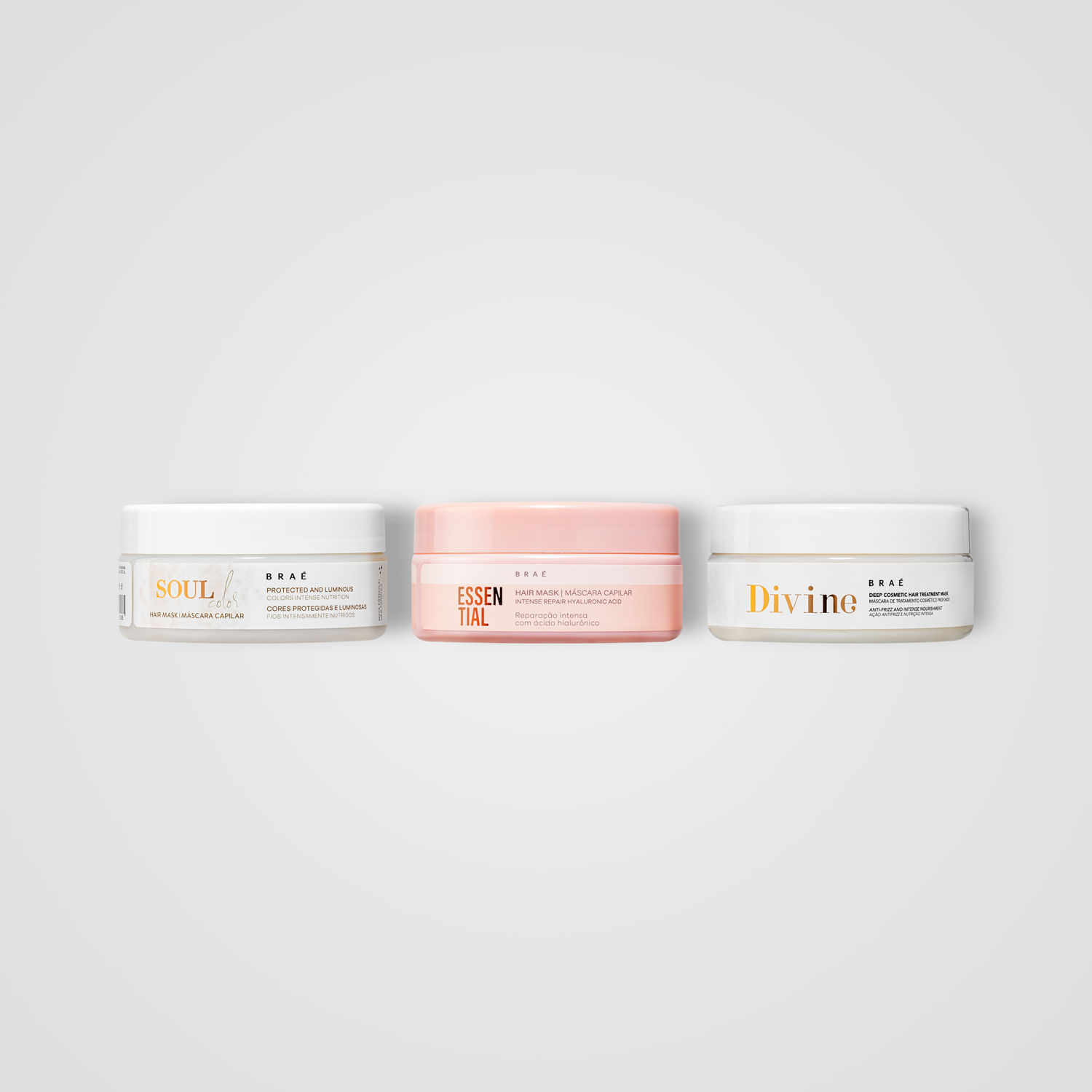 Braé Kit Cronograma Capilar - 3 Máscaras 200g