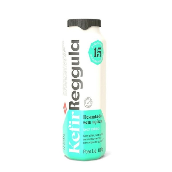 Encontraproduto.com.br - Leite Fermentado Kefir Keiff Reggula Desnatado Sem Açúcar 100g