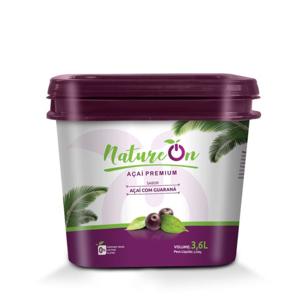 Açai Com Guaraná Natureon 3,6L