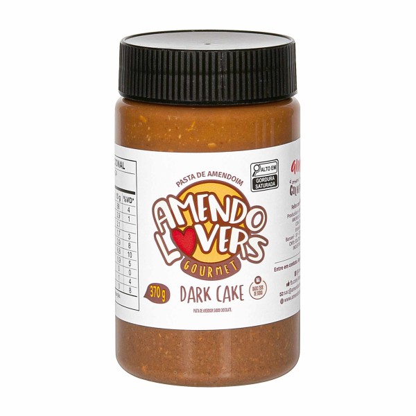 Pasta de Amendoim Gourmet Dark Cake Amendo Lovers 370g