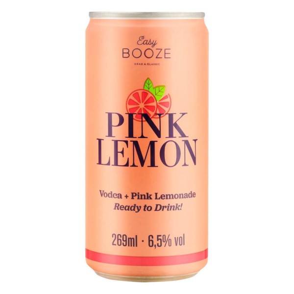 Encontraproduto.com.br - Easy Booze Lata 269ml Vodka+pink Lemon - 12 Unidades