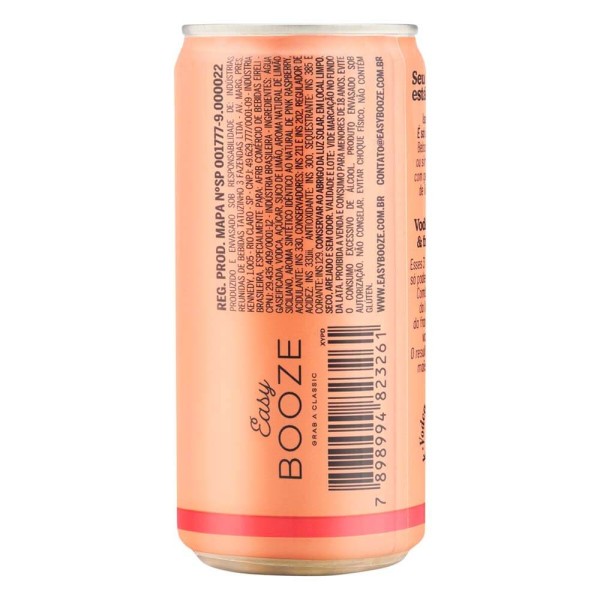 Encontraproduto.com.br - Easy Booze Lata 269ml Vodka+pink Lemon - 12 Unidades