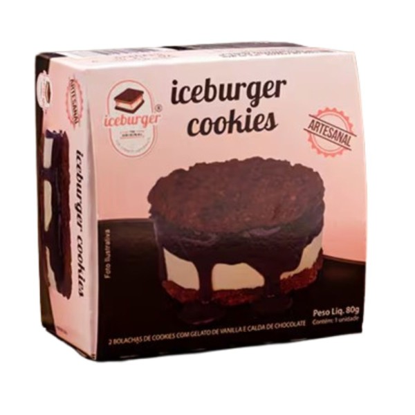 Encontraproduto.com.br - Sanduíche de Sorvete Cookies Iceburger 80g