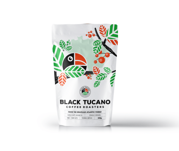 Encontraproduto.com.br - Cafe Black Tucano Torrado e Moido Single Origin 250g
