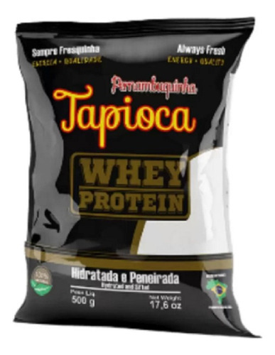 Encontraproduto.com.br - Tapioca com Whey Protein Pernambuquinha Pacote 500g