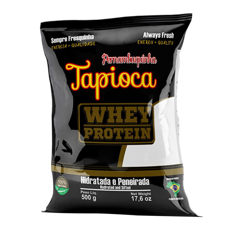 Encontraproduto.com.br - Tapioca com Whey Protein Pernambuquinha Pacote 500g