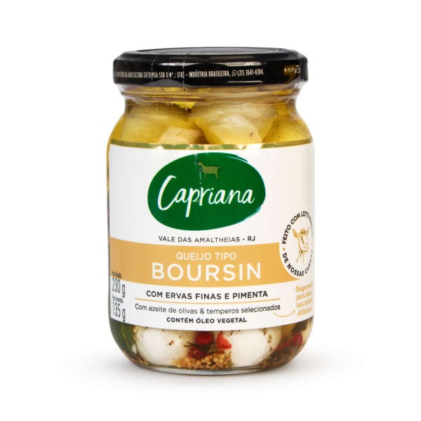 Queijo de Cabra Tipo Boursin Capriana 135g