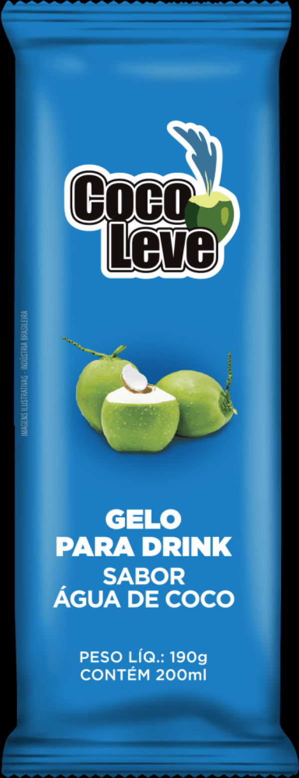 Encontraproduto.com.br - Gelo Para Drink Coco Leve Sabor Água de Coco 190g