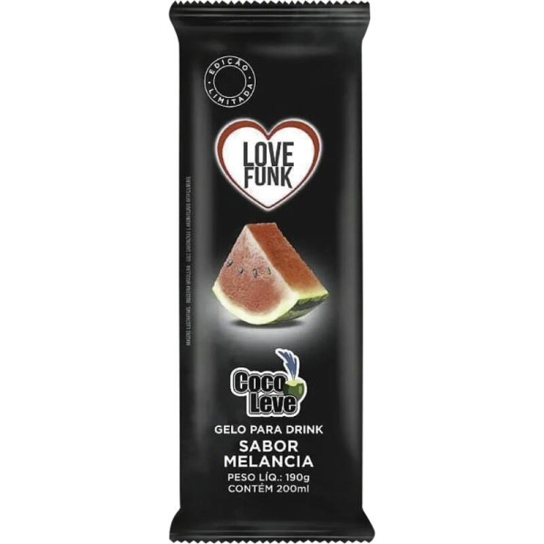Encontraproduto.com.br - Gelo Para Drink Melancia Coco Leve  190g
