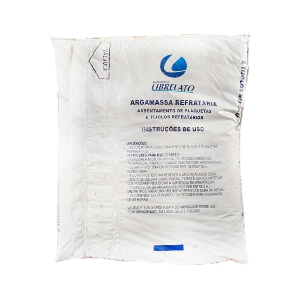 Encontraproduto.com.br - Argamassa Refratária 10kg (Pronta para Uso) 3601 Librelato