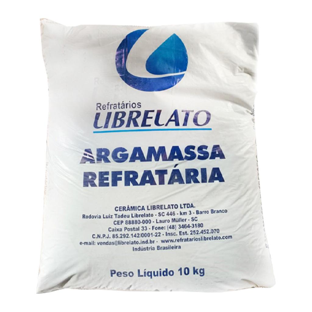 Encontraproduto.com.br - Argamassa Refratária 10kg (Pronta para Uso) 3601 Librelato