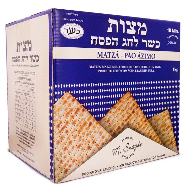Encontraproduto.com.br - Matzá Pão Ázimo M.Snayde 1kg