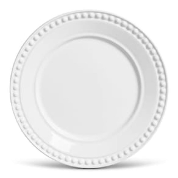 Encontraproduto.com.br - Aparelho de Jantar, Café e Sobremesa 20 Peças Porto Brasil Atenas em Faiança Feldspática com Relevo – Branco