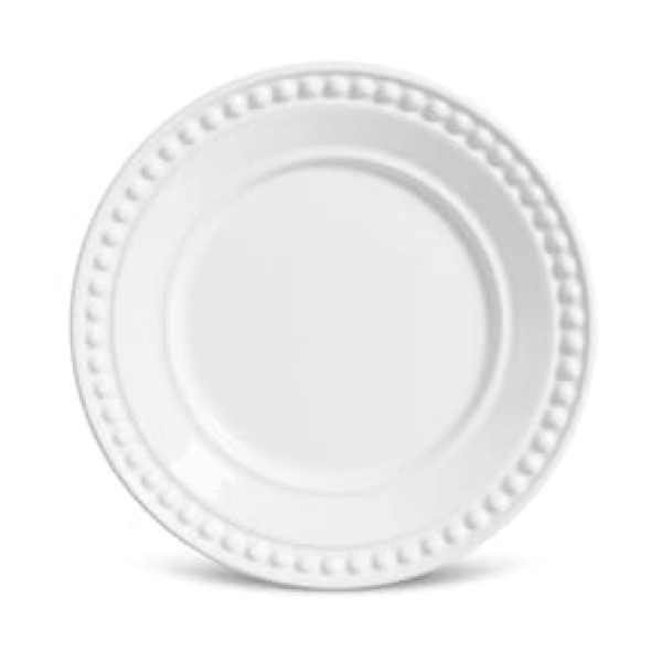Encontraproduto.com.br - Aparelho de Jantar, Café e Sobremesa 20 Peças Porto Brasil Atenas em Faiança Feldspática com Relevo – Branco