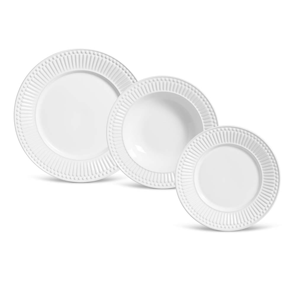 Encontraproduto.com.br - Aparelho de Jantar, Café e Sobremesa Porto Brasil Ravenna Roma 61089 - 20 Peças