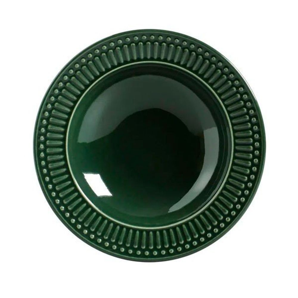 Prato Fundo 22cm Roma Verde Botânico