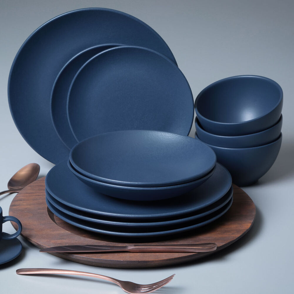 Encontraproduto.com.br - Jogo 6 Pratos Fundos Coup Stoneware Boreal - Porto Brasil