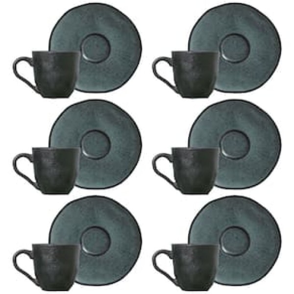 Xícara de Café Petroleum em Cerâmica 120ml Porto Brasil