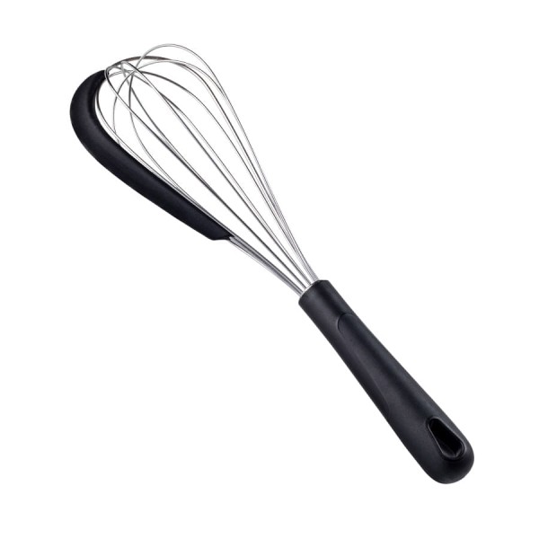 Encontraproduto.com.br - Fouet Com Raspador De Silicone Preto 32X8,3X7Cm (78000351) ALLONSY