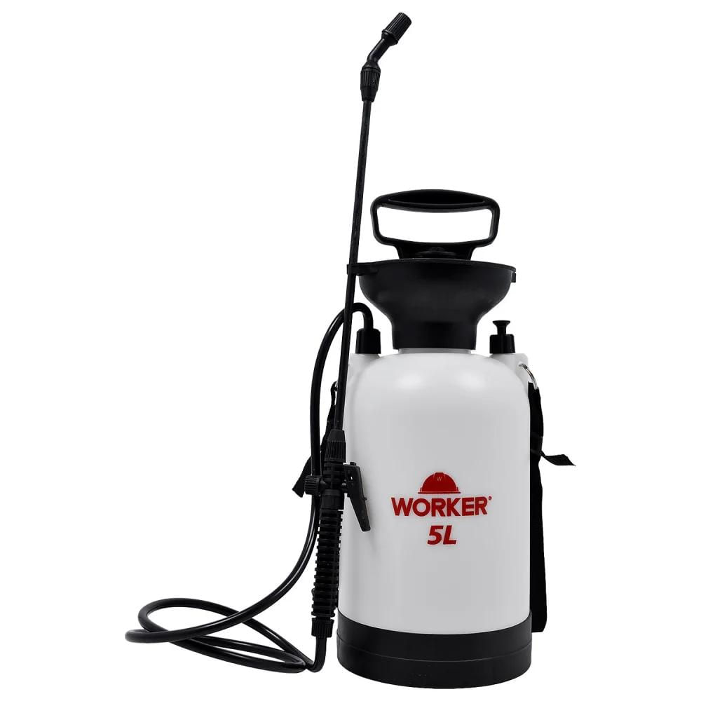 Encontraproduto.com.br - Pulverizador Manual Compressão Prévia 5 Litros Worker