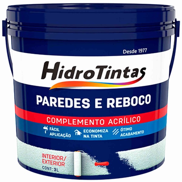Encontraproduto.com.br - Selador Acrílico Hidrotintas Galão 3L (MP)