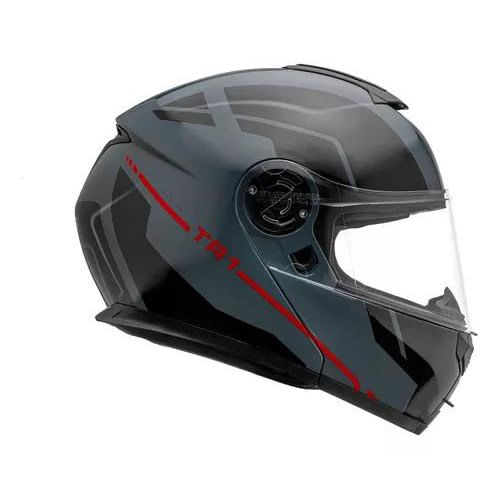 Encontraproduto.com.br - Capacete Articulado Peels TR1 Control Grafite E Preto 56 (MP)