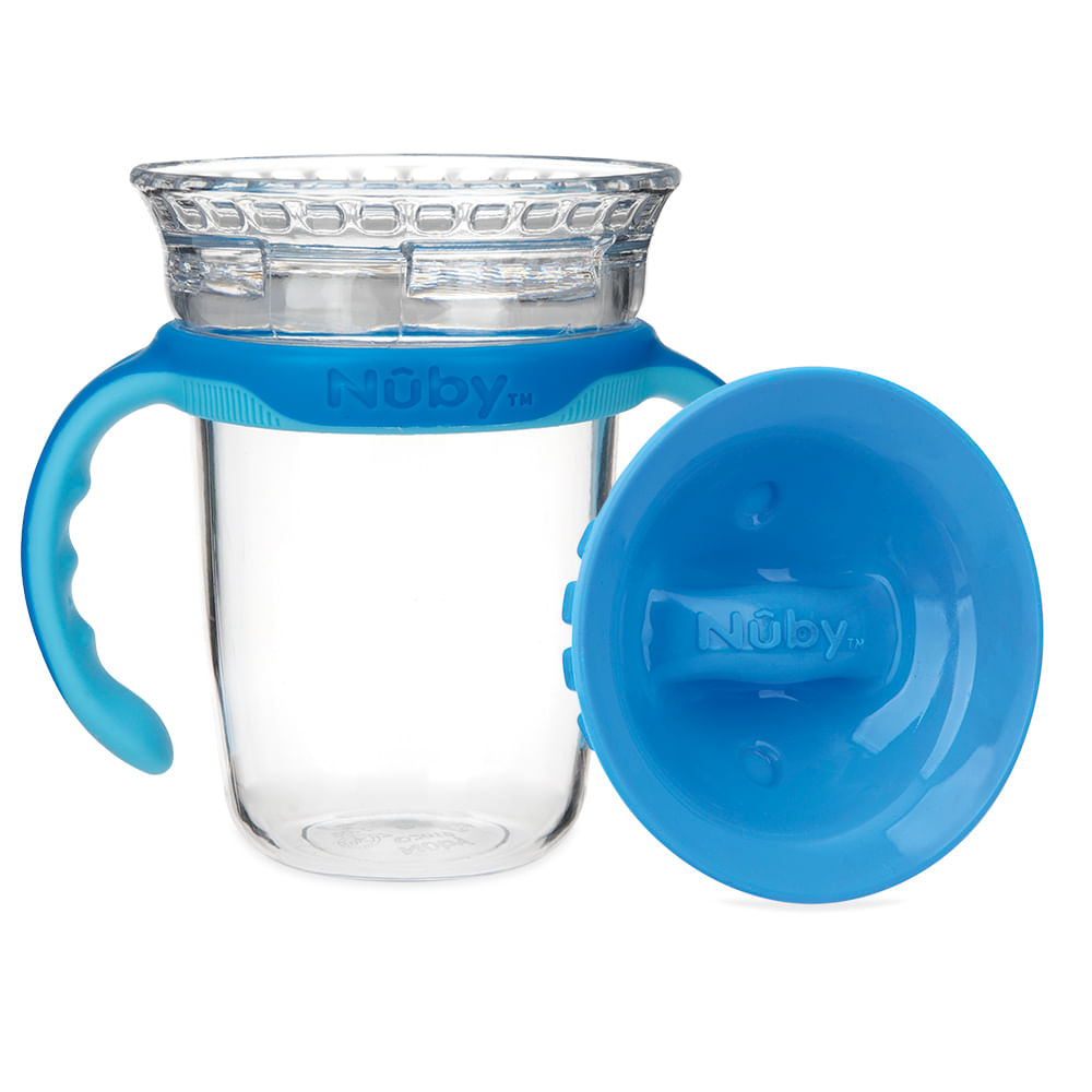 Encontraproduto.com.br - Copo Inteligente Tritan Nuby 240ml Azul