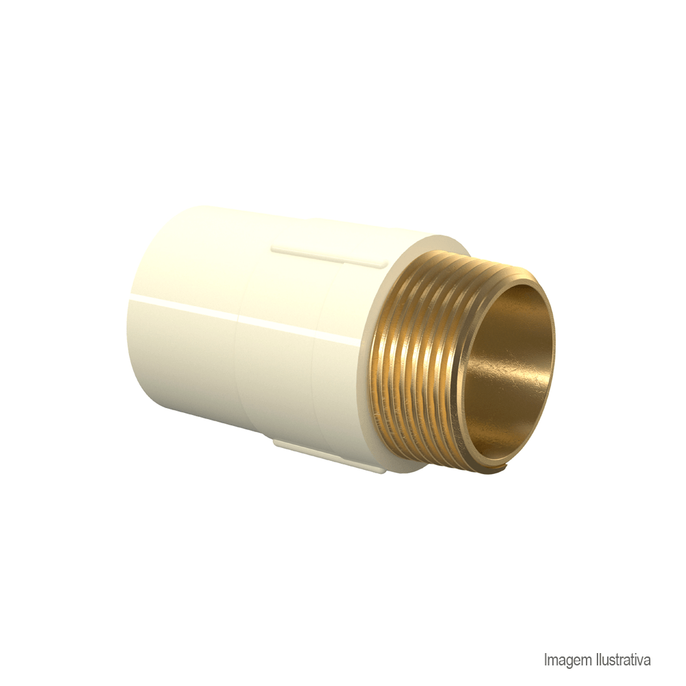 Encontraproduto.com.br - Conector de Transição Rosca Fêmea Macho CPVC DN54 x 2
