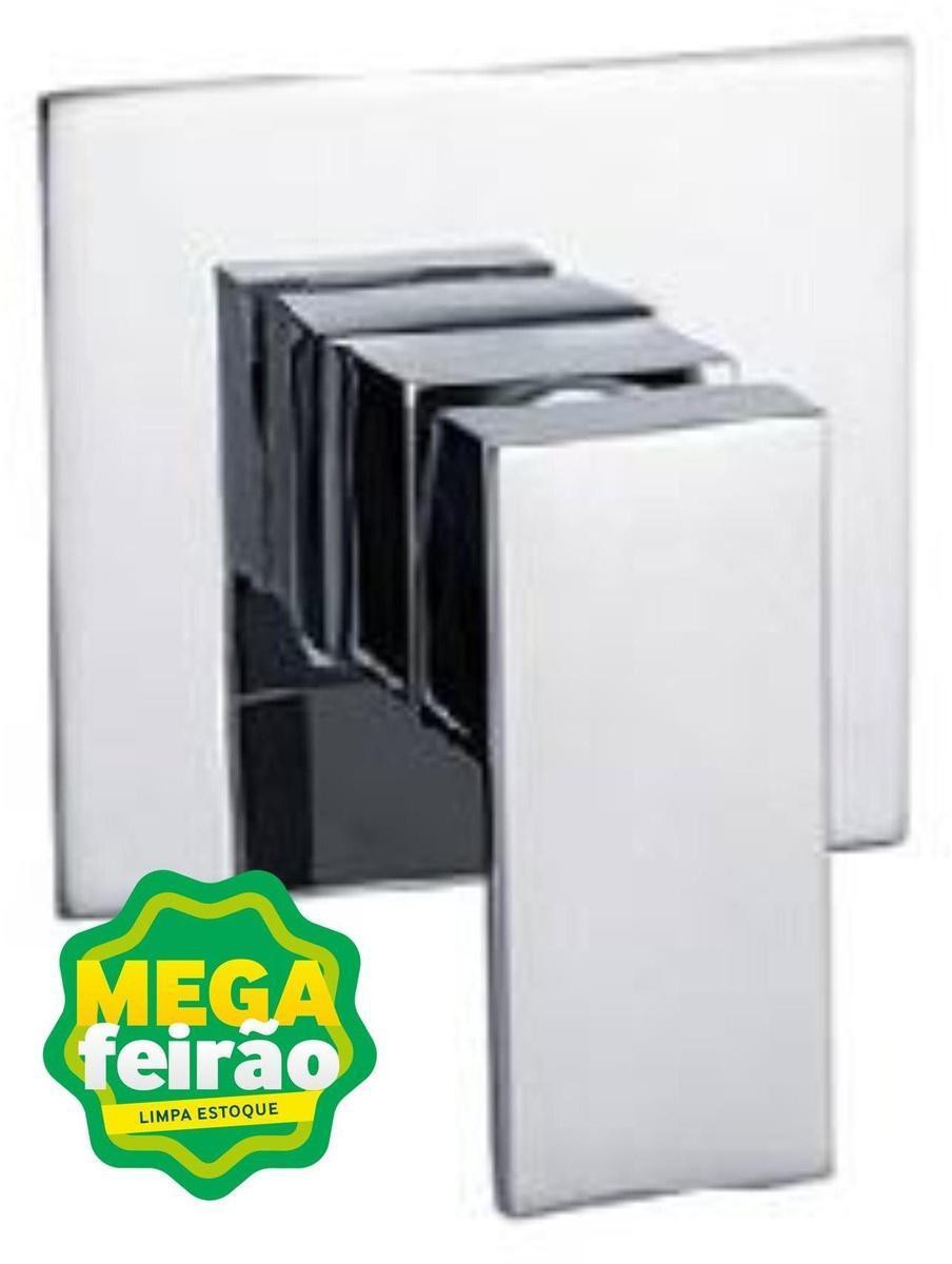 Monocomando Ducha Romar Quadrado Cromado